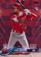 2018 Topps Update #US285 Shohei Ohtani Hot Pink Baseball Card