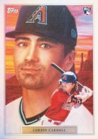 2023 Topps Game Within the Game #4 Corbin Carroll Rainbow Foil Border Baseball Card