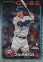 2024 Topps Chrome Logofractor Edition #16 Pete Crow-Armstrong Baseball Card