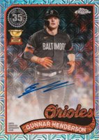 2024 Topps Silver Pack 1989 Chrome Promo #8 Gunnar Henderson Series 2-Autograph Baseball Card