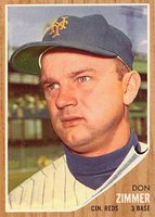 1962 Topps #478 Don Zimmer Baseball Card
