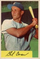 1954 Bowman #40 Gil Coan Baseball Card