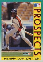 1992 Fleer #655 Kenny Lofton Baseball Card