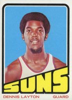 1972 Topps #106 Dennis Layton Basketball Card
