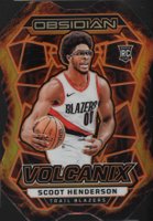 2023 Panini Obsidian Volcanix #23 Scoot Henderson Basketball Card