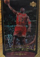 1998 Upper Deck Encore #112 Michael Jordan Gold F/X Basketball Card