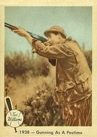 1959 Fleer Ted Williams #10 1938- Gunning As A Pastime Baseball Card