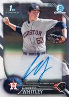 2016 Bowman Draft Chrome Draft Picks Autographs #CDAFW Forrest Whitley Baseball Card