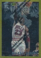 1996 Finest #291 Michael Jordan w/Coating Basketball Card