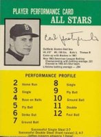 1964 Challenge the Yankees Game # Carl Yastrzemski Baseball Card