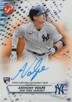 2023 Topps Pristine Pristine Autograph #PAAV Anthony Volpe Orange Baseball Card
