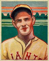 1933 George C. Miller # Mel Ott Baseball Card