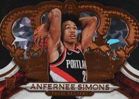 2018 Panini Crown Royale #153 Anfernee Simons Crystal Basketball Card