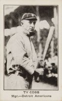 1922 American Caramel--Series of 120 ! RB # Ty Cobb Batting Baseball Card