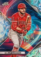 2022 Topps Cosmic Chrome #54 David Fletcher Nucleus Refractor Baseball Card