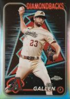 2024 Topps Chrome #147 Zac Gallen Lightboard Logo Baseball Card