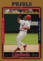 2005 Topps Gold #100 Albert Pujols Baseball Card