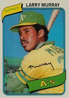 1980 Topps #284 Larry Murray Baseball Card