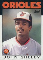 1986 Topps #309 John Shelby Baseball Card