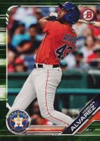 2019 Bowman Paper Prospects #BP123 Yordan Alvarez Camo Baseball Card