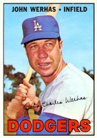 1967 Topps #514 John Werhas Baseball Card