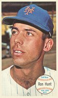 1964 Topps Giants #6 Ron Hunt Baseball Card