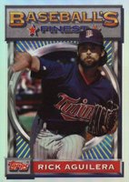 1993 Finest #22 Rick Aguilera Refractor Baseball Card