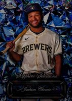 2024 Topps Chrome Sapphire Sapphire Selections #SS25 Jackson Chourio Update Baseball Card