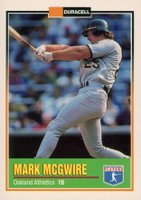 1993 Duracell Power Players I #9 Mark McGwire Series 1 Baseball Card