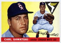 1955 Topps #122 Carl Sawatski Baseball Card