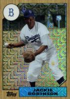 2017 Topps Silver Pack Promo #87-JR Jackie Robinson Baseball Card