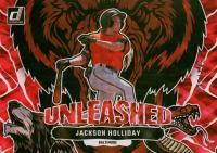 2023 Panini Donruss Unleashed #U14 Jackson Holliday Red Baseball Card