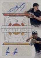 2022 Panini National Treasures Prime Pairings Dual Autographs #JT Jackson Holliday/Termarr Johnson Baseball Card