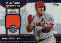 2013 Topps Update All-Star Stitches #ASRMT Mike Trout Baseball Card