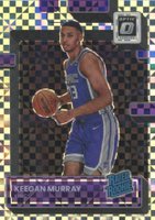 2022 Panini Donruss Optic #214 Keegan Murray Checkerboard Basketball Card