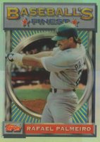 1993 Finest #52 Rafael Palmeiro Refractor Baseball Card