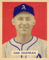 1949 Bowman #112 Sam Chapman Baseball Card