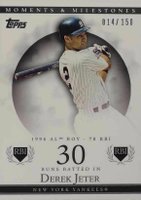 2007 Topps Moments & Milestones  #82 Derek Jeter 30 RBI Baseball Card