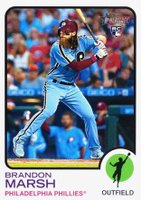 2022 Topps Heritage #636 Brandon Marsh Baseball Card