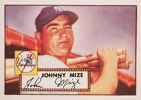 1983 Topps '52 Reprint #129 Johnny Mize Baseball Card
