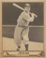 1940 Play Ball #43 Pete Fox Baseball Card