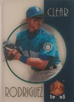 1995 Sportflix/UC3 Clear Shots #CS1 Alex Rodriguez Baseball Card