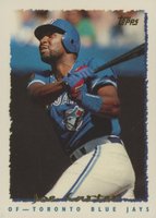 1995 Topps #240 Joe Carter Baseball Card