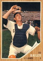 1962 Topps #459 Ed Bailey Baseball Card