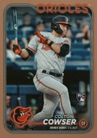 2024 Topps Update #US72 Colton Cowser Gold Baseball Card