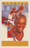 1991 Allan Kaye's Sports Cards Portrait-Hand Cut #2 Michael Jordan Basketball Card