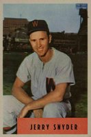 1954 Bowman #216b Jerry Snyder .968/.968 Field Avg. Baseball Card