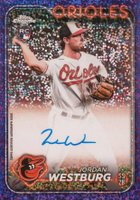 2024 Topps Chrome Rookie Autographs #RAJWE Jordan Westburg Purple Speckle Refractor Baseball Card