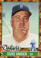 1982 Cracker Jack #15 Duke Snider Hand Cut Baseball Card