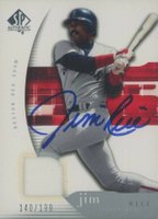 2005 SP Authentic #50 Jim Rice Jersey Baseball Card